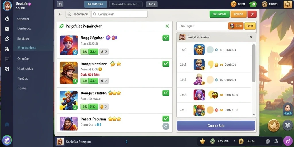 Tampilan menarik dengan grafik yang memukau.