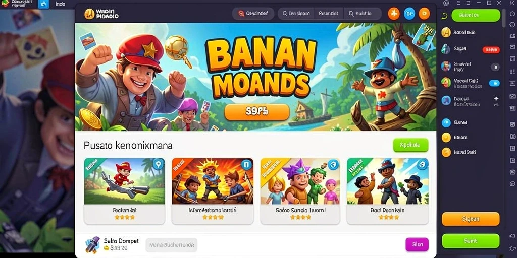 Tampilan antarmuka yang user-friendly dan mudah dinavigasi.