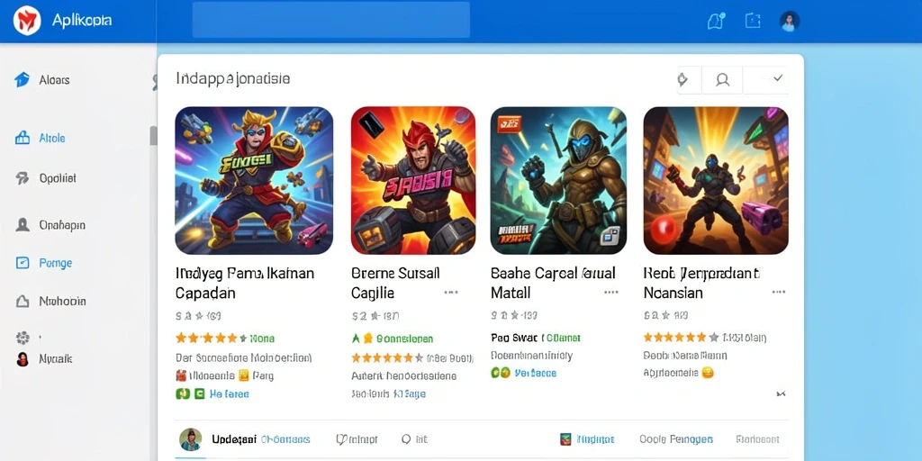 Tampilan karakter yang menarik dan beragam.
