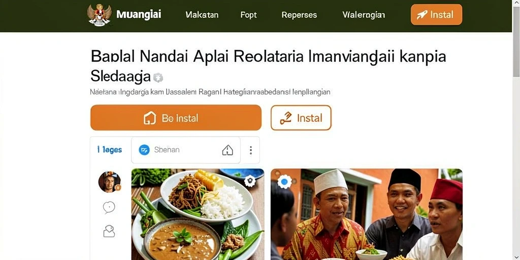 Tampilan awal aplikasi yang menarik dan intuitif.
