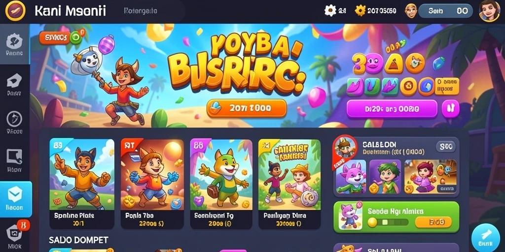 Screenshot dari tampilan menu utama HIT9.