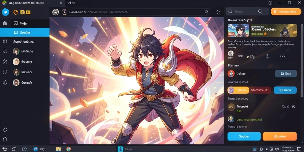 Menampilkan momen menegangkan saat permainan.