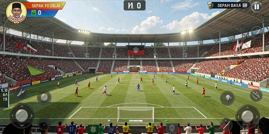 Tampilan utama game dengan grafik yang menawan.