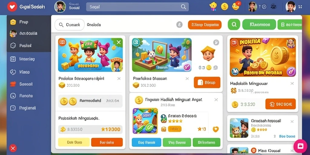 Tampilan antarmuka pengguna yang menarik dan modern.