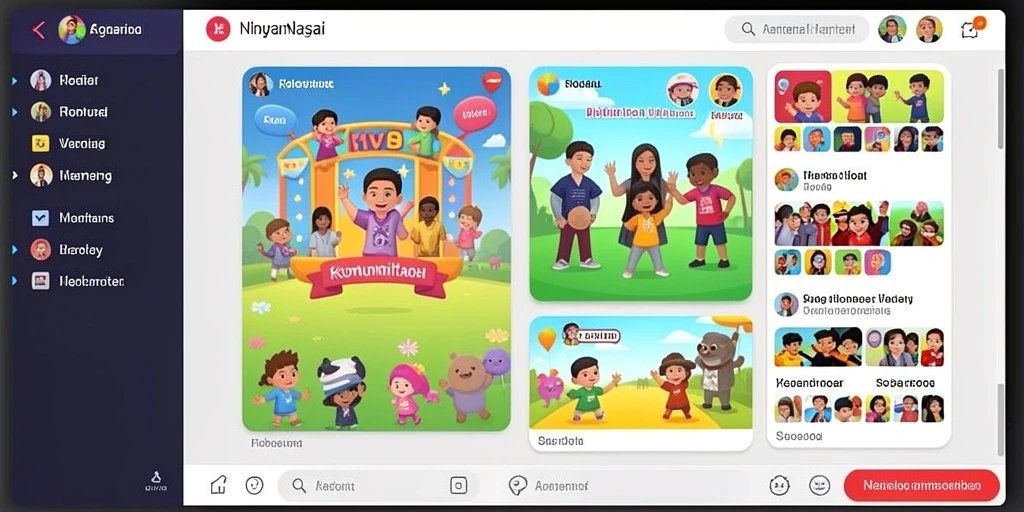 Tampilan antarmuka LION4D yang menarik dan user-friendly.