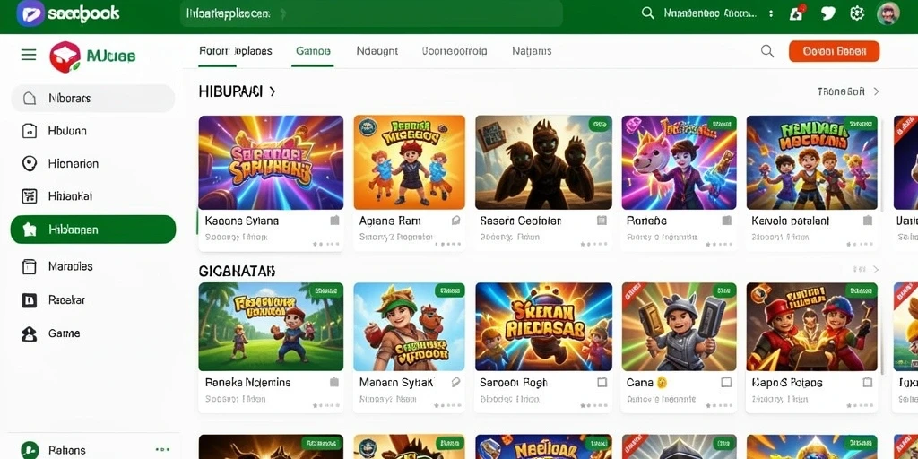 Tampilan utama MPO76 yang menarik dan intuitif.