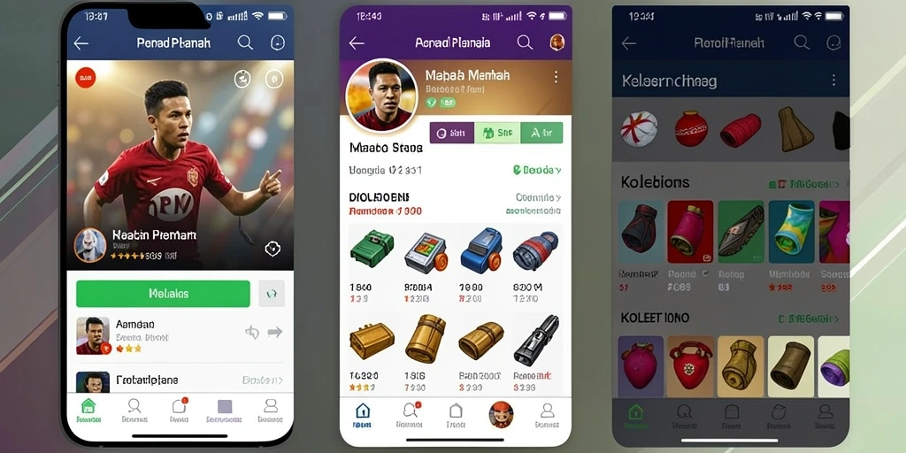 Tampilan antarmuka yang user-friendly.