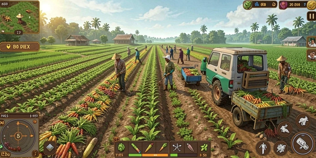 Tampilan awal game yang menarik dan user-friendly.