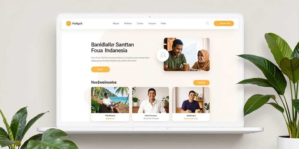 Tampilan awal yang menarik dan mudah dipahami.