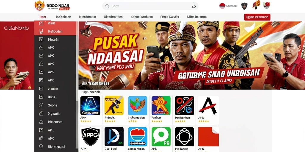 Tampilan antarmuka yang modern dan menarik.