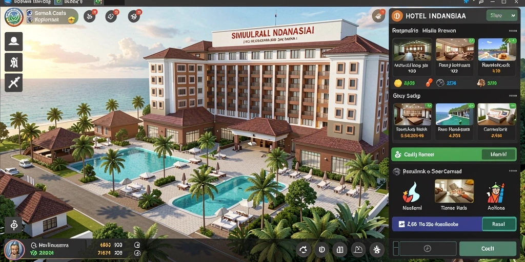 Tampilan awal yang menarik dan user-friendly.