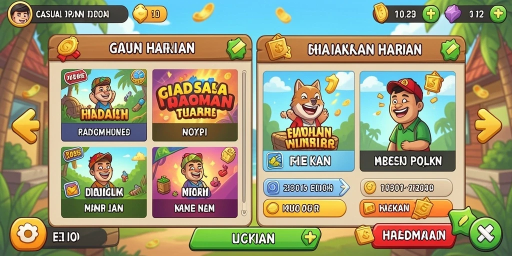 Screenshot menampilkan aksi seru dalam permainan.