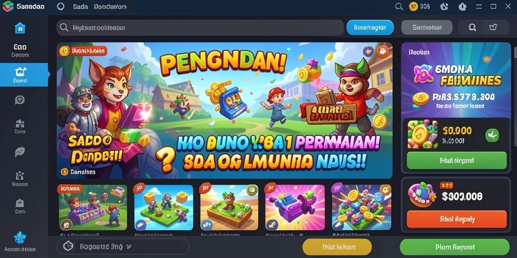 Tampilan awal aplikasi TAWONBET yang menarik.