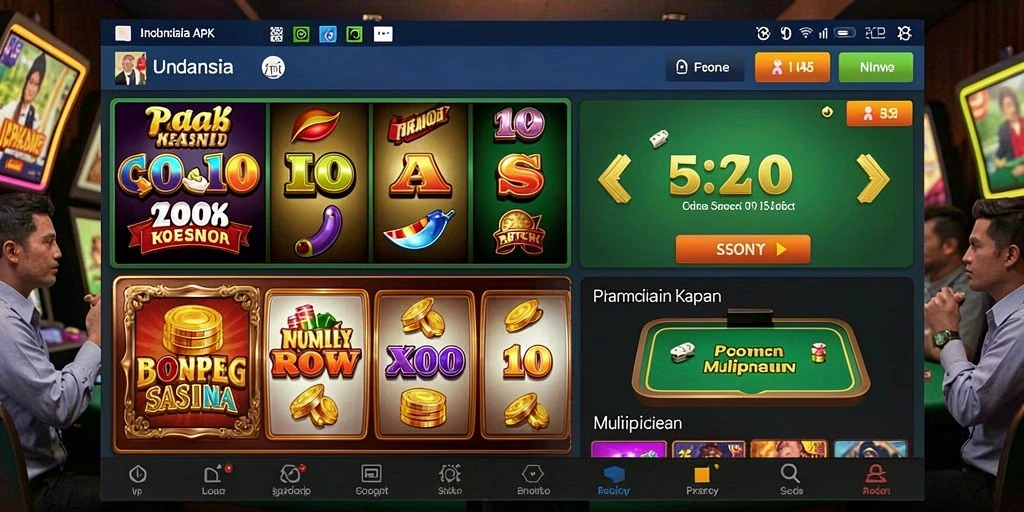 Screenshot aplikasi WINPKR - Tampilan meja poker yang menarik.